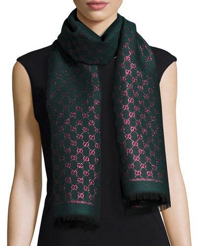 gucci scarf style|Gucci scarf clearance.